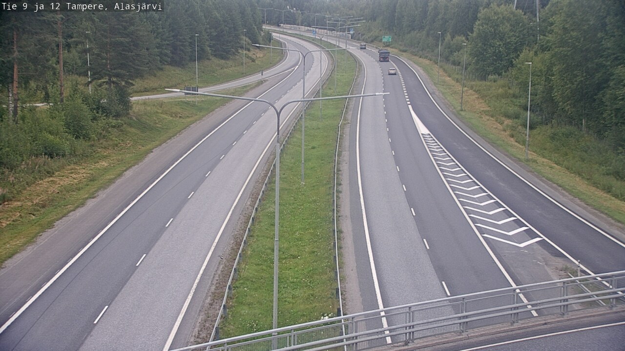 Weather Camera Image Road 12 Tampere, Alasjärvi, Tampere, Pirkanmaa