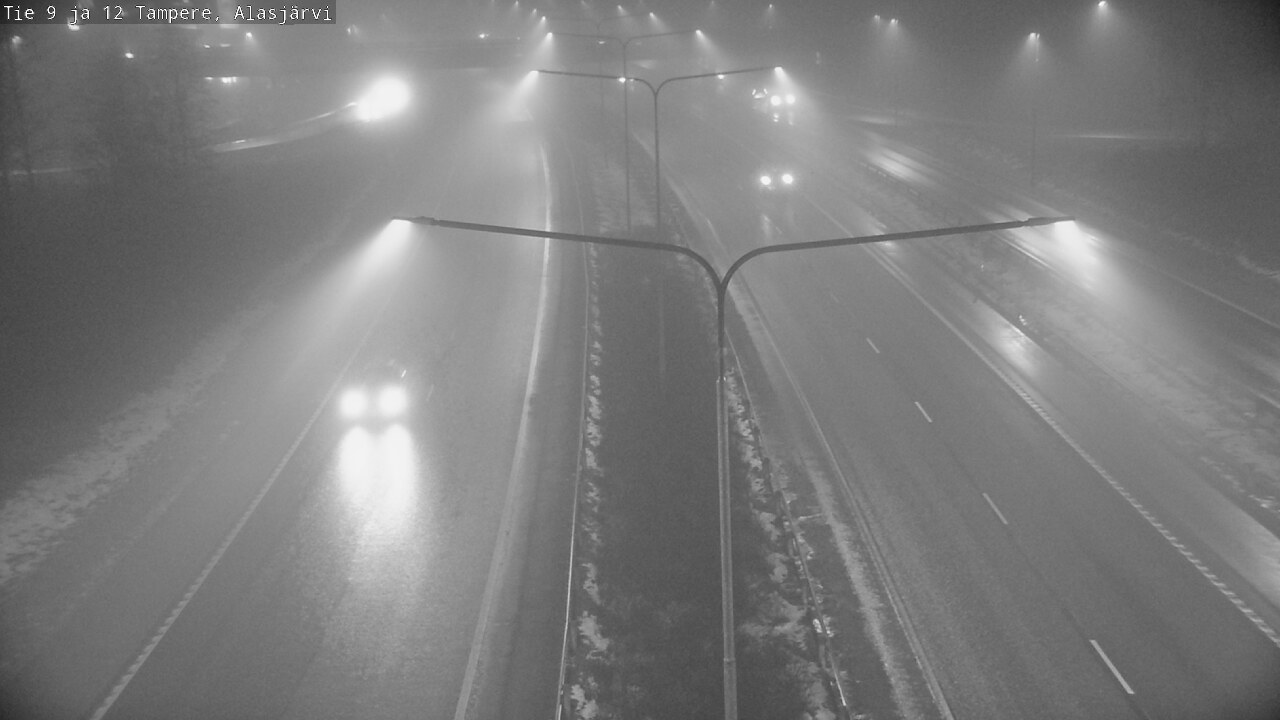 Weather Camera Image Väg 12 Tammerfors, Alasjärvi, Tampere, Pirkanmaa