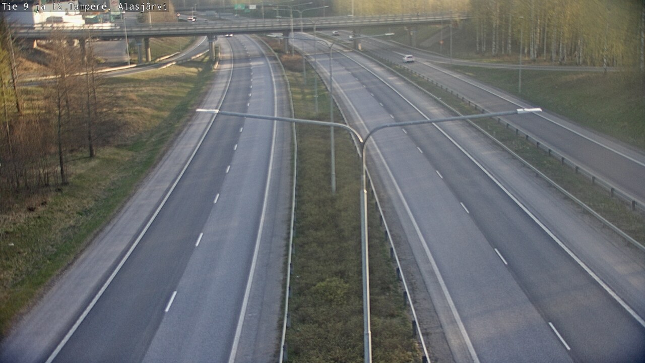 Weather Camera Image Väg 12 Tammerfors, Alasjärvi, Tampere, Pirkanmaa