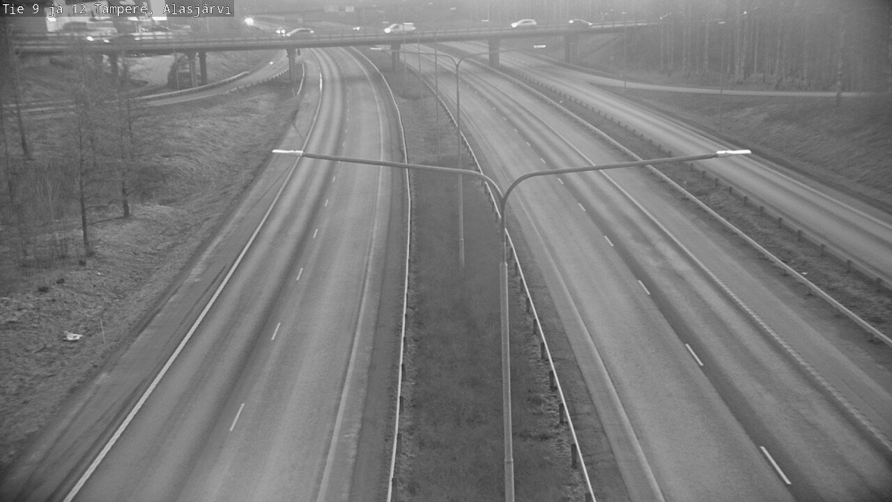 Weather Camera Image Road 12 Tampere, Alasjärvi, Tampere, Pirkanmaa
