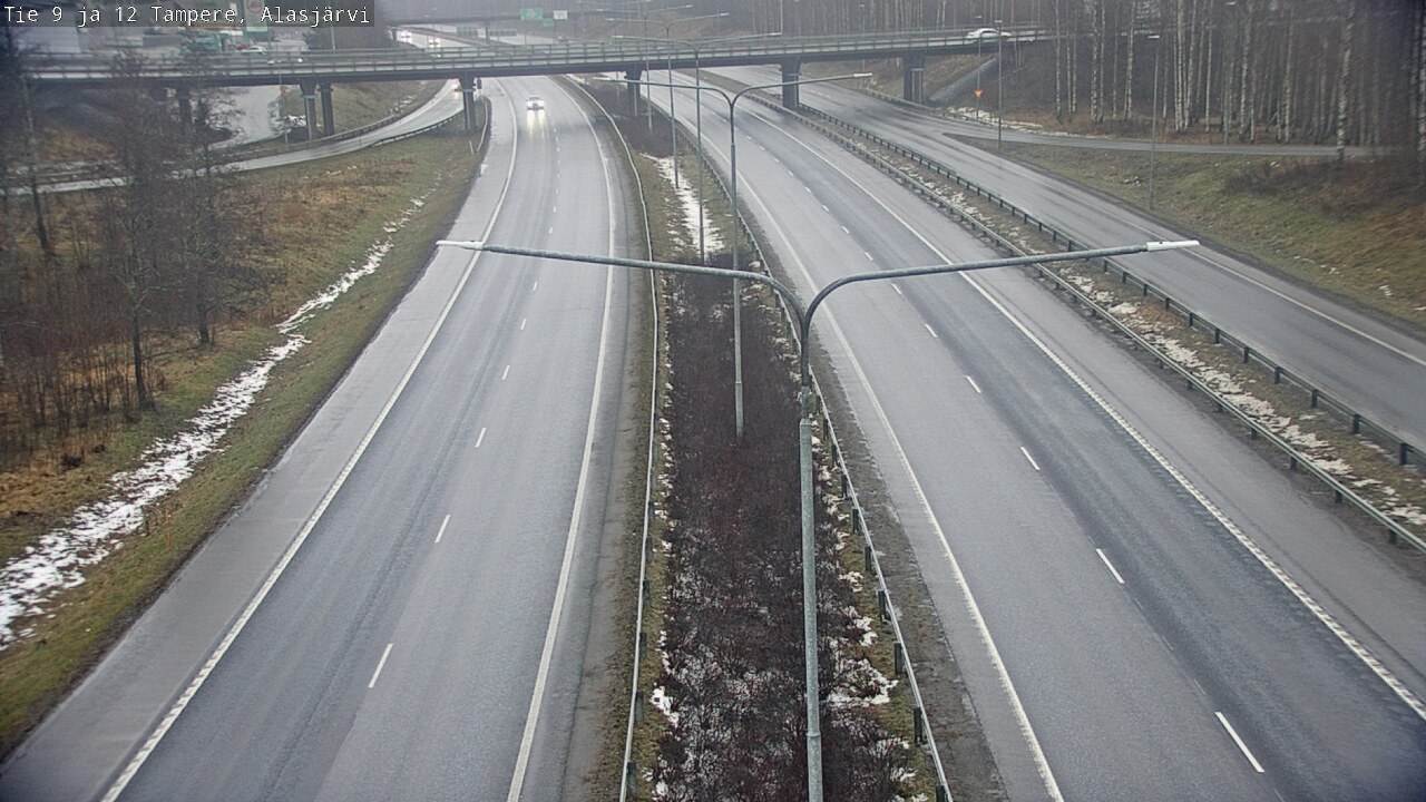 Weather Camera Image Road 12 Tampere, Alasjärvi, Tampere, Pirkanmaa