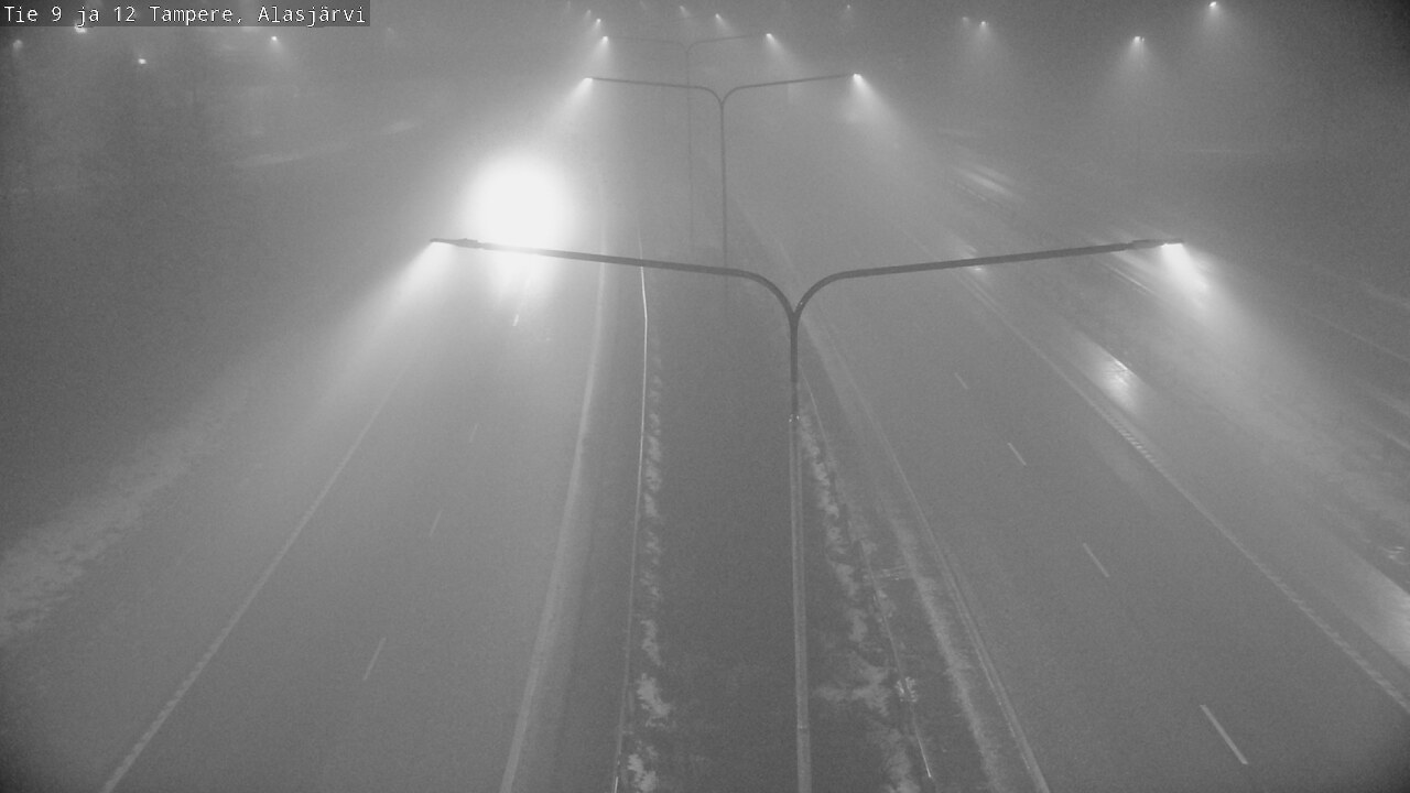 Weather Camera Image Väg 12 Tammerfors, Alasjärvi, Tampere, Pirkanmaa