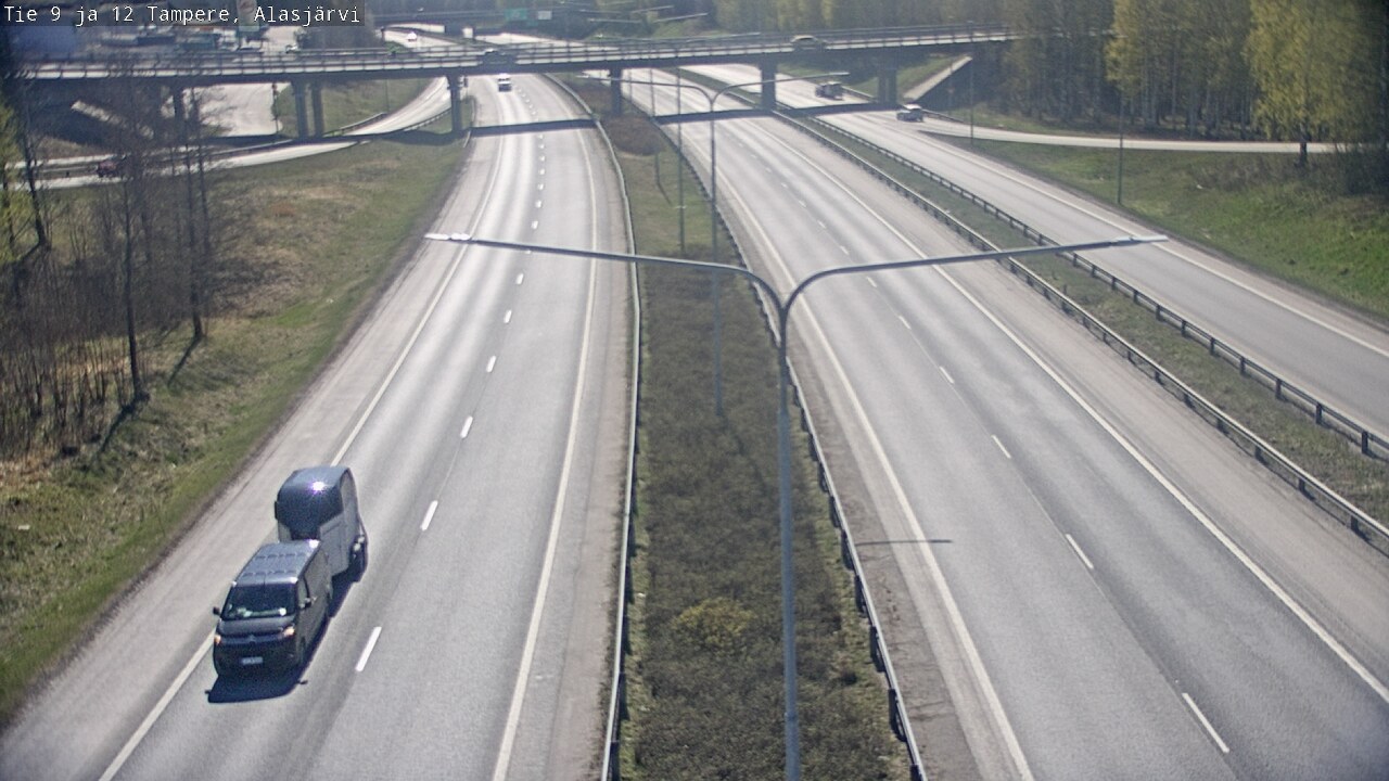 Weather Camera Image Väg 12 Tammerfors, Alasjärvi, Tampere, Pirkanmaa