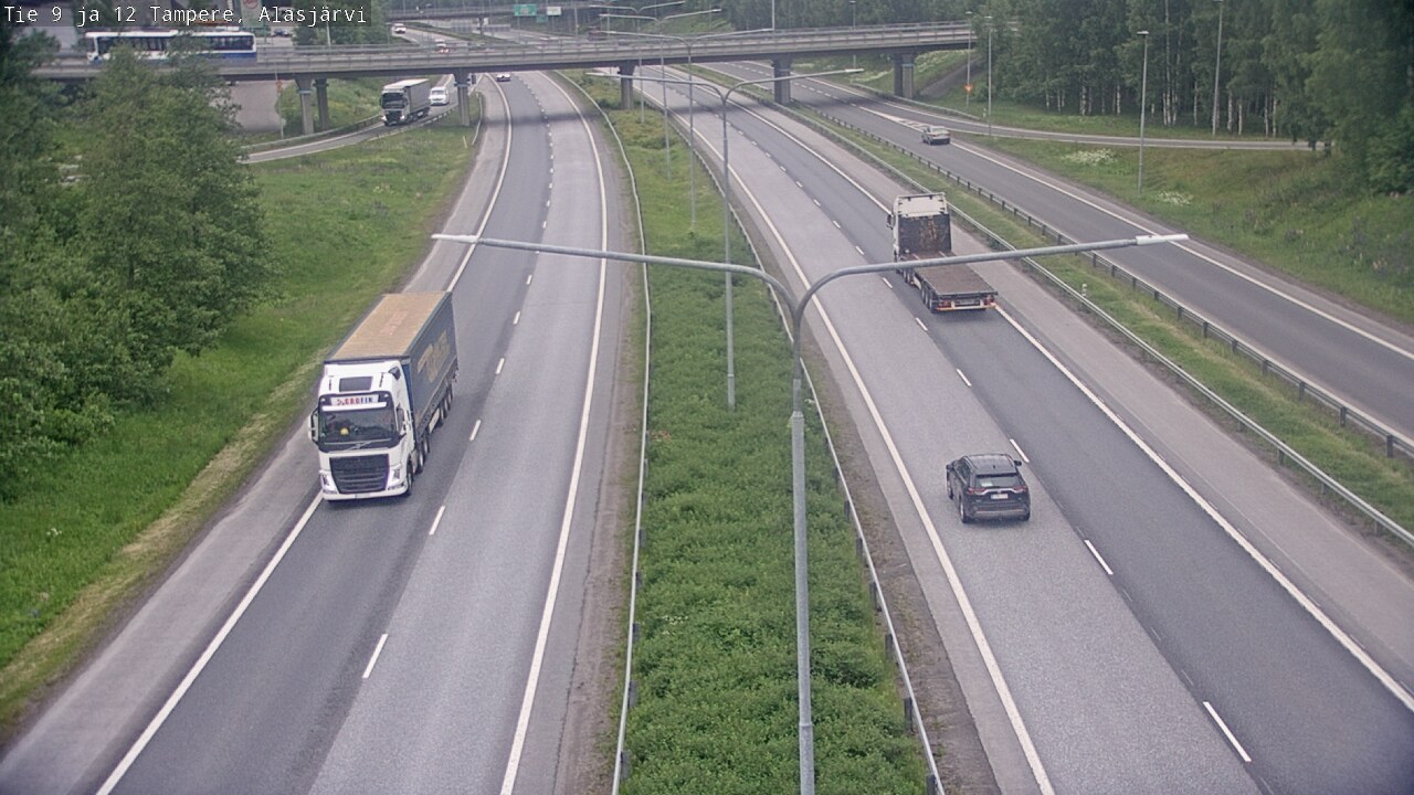 Weather Camera Image Väg 12 Tammerfors, Alasjärvi, Tampere, Pirkanmaa