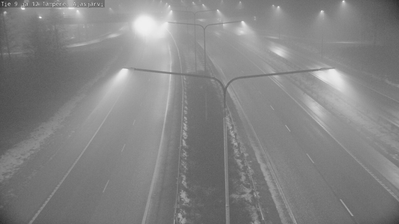 Weather Camera Image Väg 12 Tammerfors, Alasjärvi, Tampere, Pirkanmaa