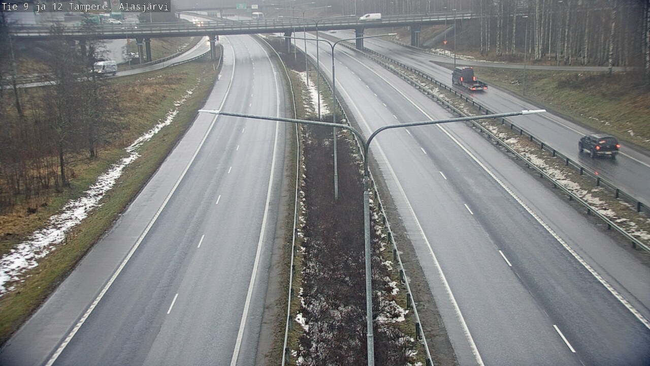 Weather Camera Image Road 12 Tampere, Alasjärvi, Tampere, Pirkanmaa