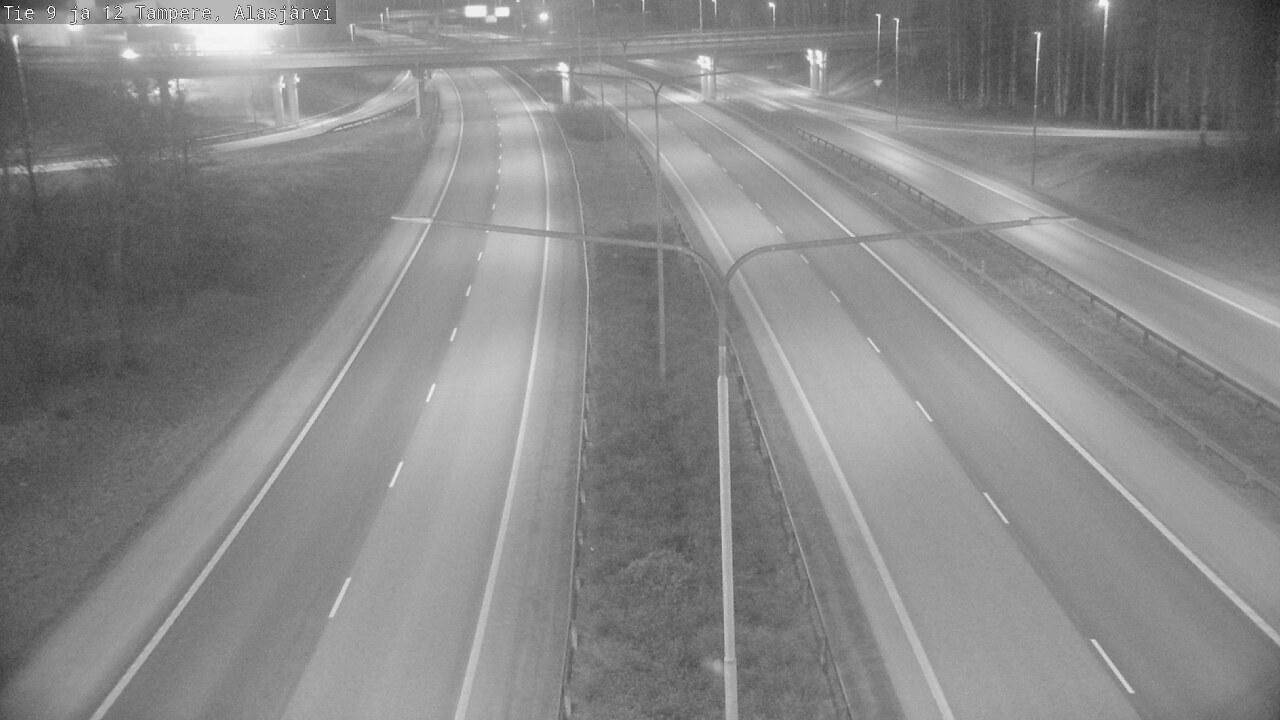 Weather Camera Image Väg 12 Tammerfors, Alasjärvi, Tampere, Pirkanmaa