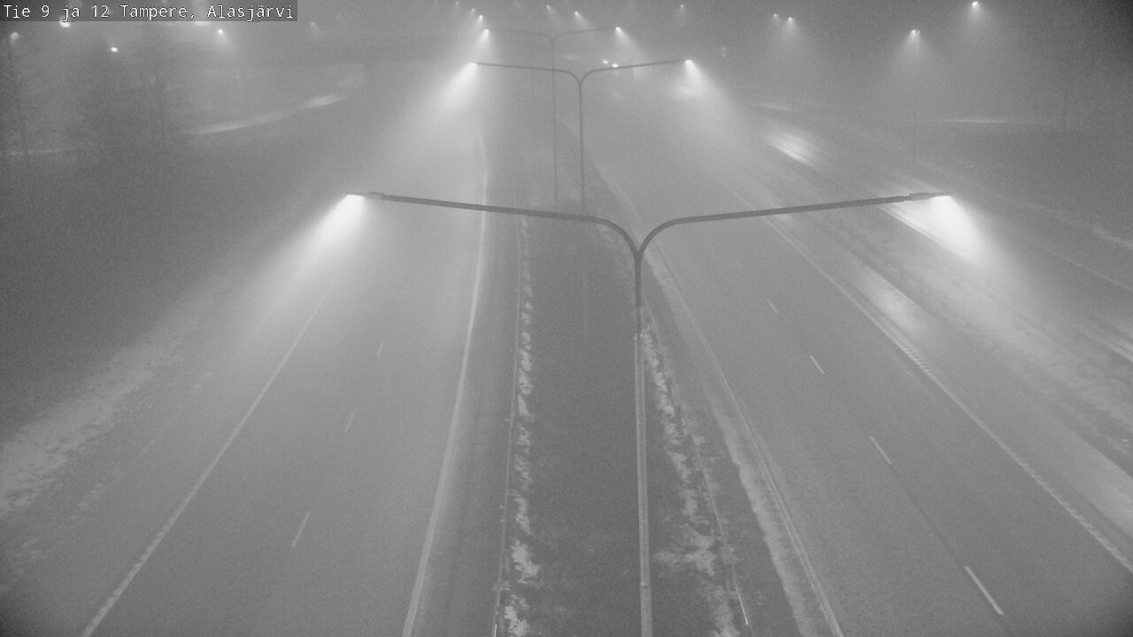 Weather Camera Image Väg 12 Tammerfors, Alasjärvi, Tampere, Pirkanmaa