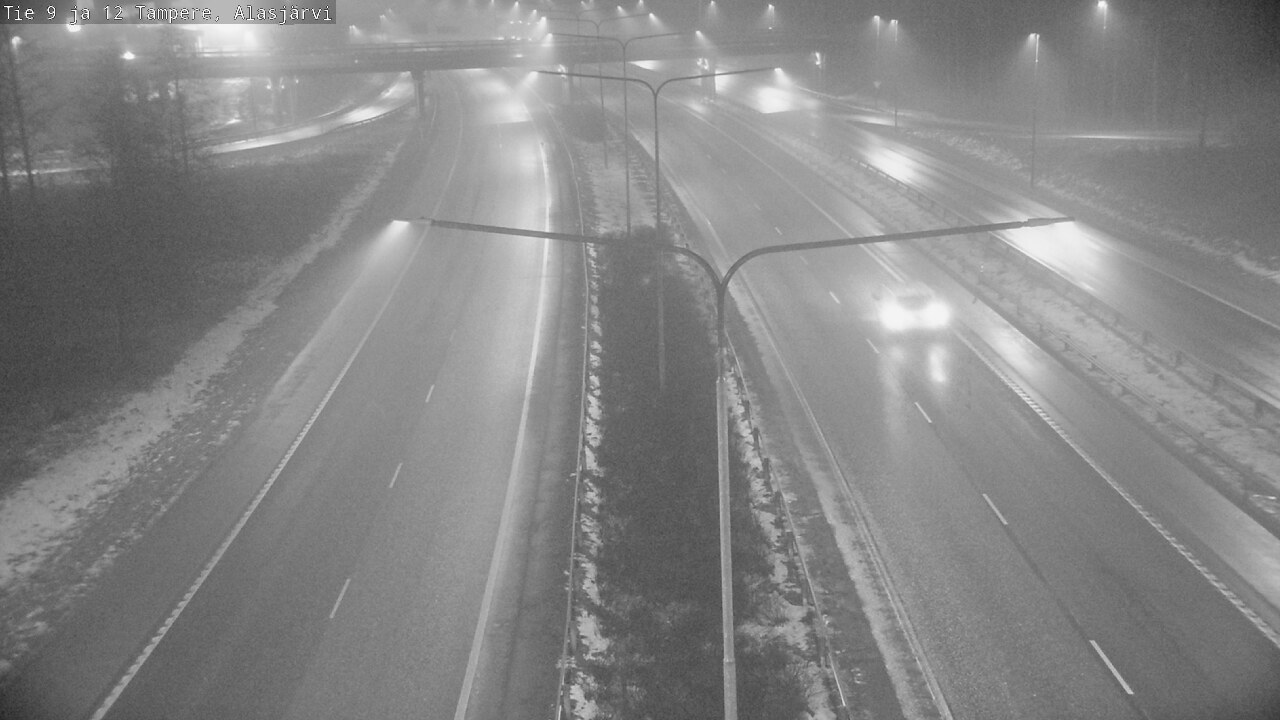 Weather Camera Image Väg 12 Tammerfors, Alasjärvi, Tampere, Pirkanmaa