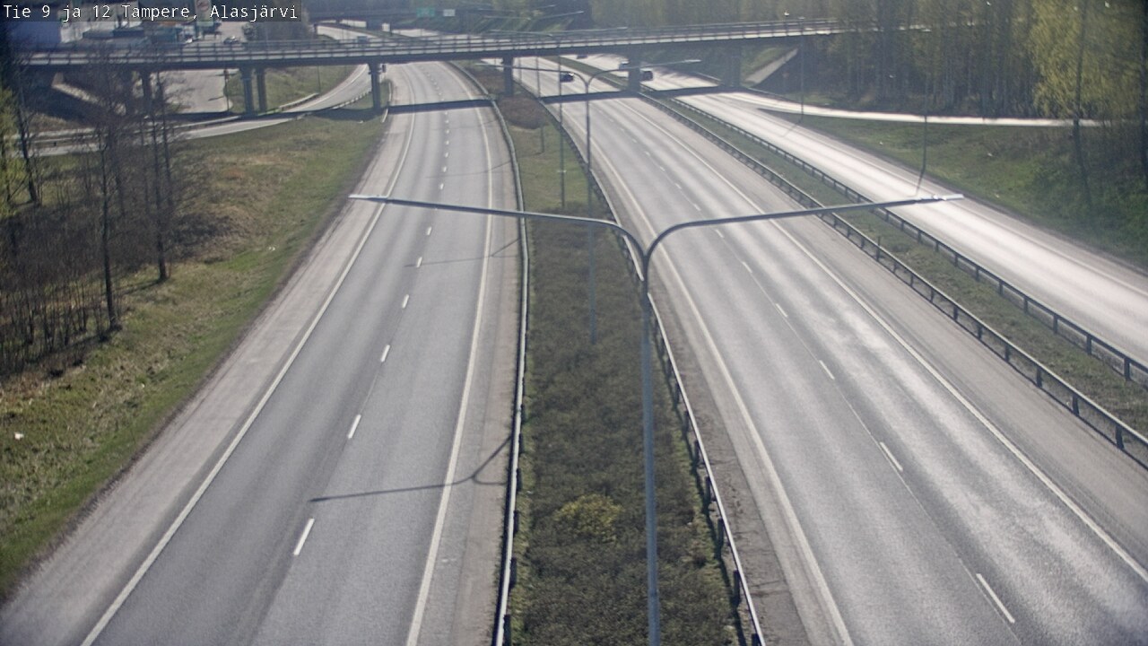 Weather Camera Image Väg 12 Tammerfors, Alasjärvi, Tampere, Pirkanmaa