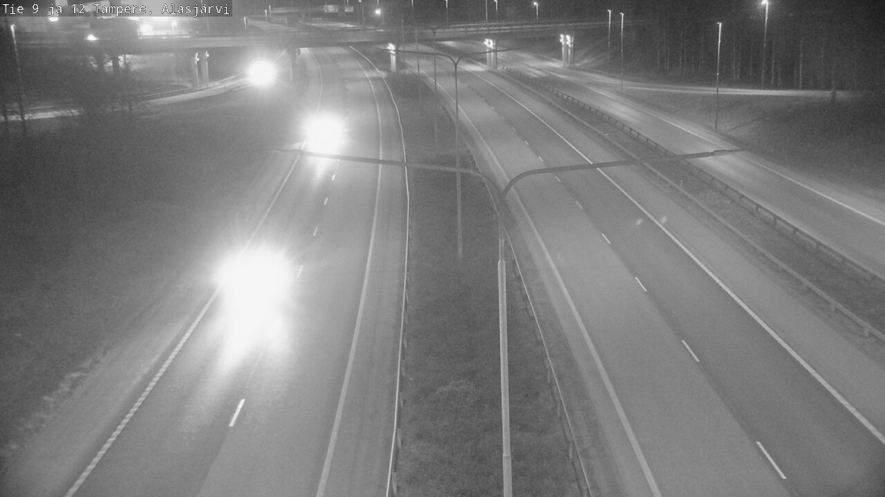Weather Camera Image Väg 12 Tammerfors, Alasjärvi, Tampere, Pirkanmaa