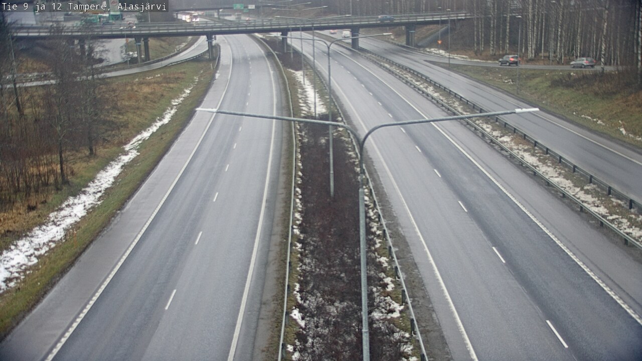 Weather Camera Image Road 12 Tampere, Alasjärvi, Tampere, Pirkanmaa