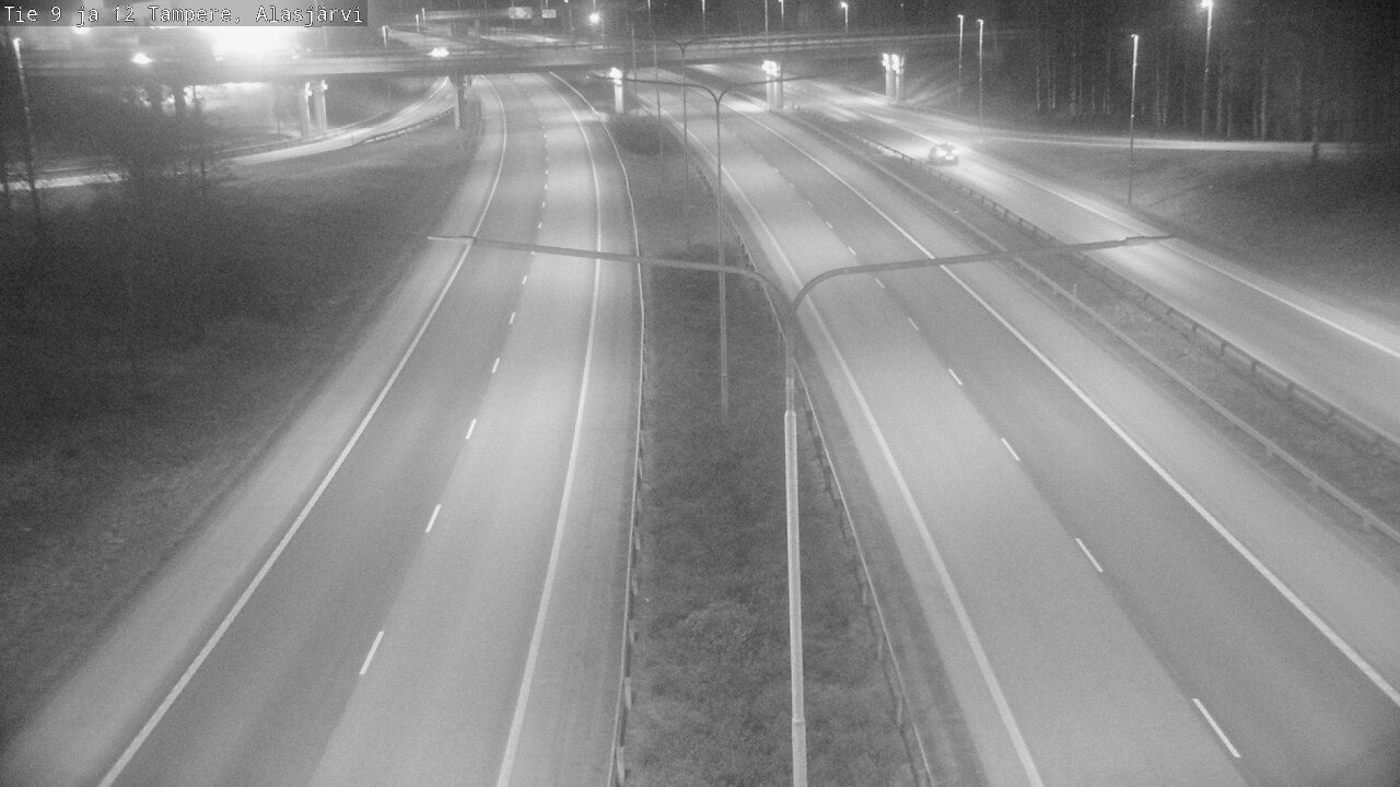 Weather Camera Image Väg 12 Tammerfors, Alasjärvi, Tampere, Pirkanmaa