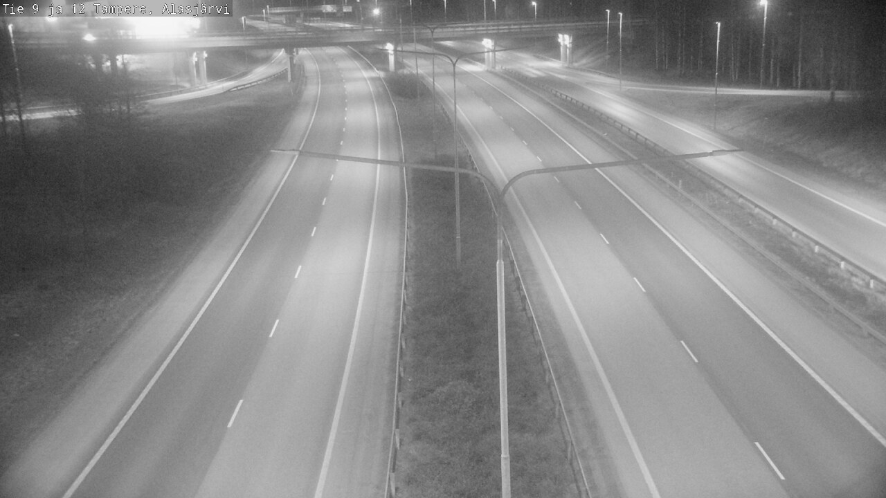 Weather Camera Image Väg 12 Tammerfors, Alasjärvi, Tampere, Pirkanmaa