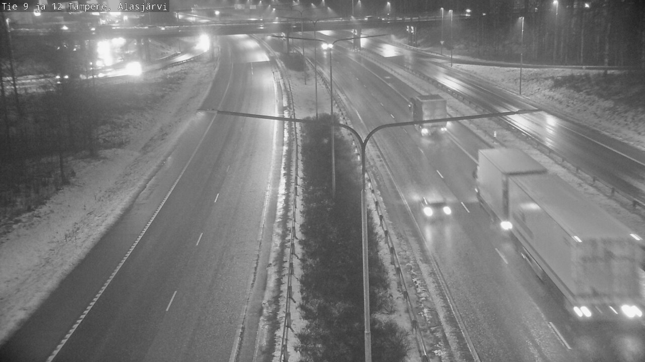 Weather Camera Image Väg 12 Tammerfors, Alasjärvi, Tampere, Pirkanmaa
