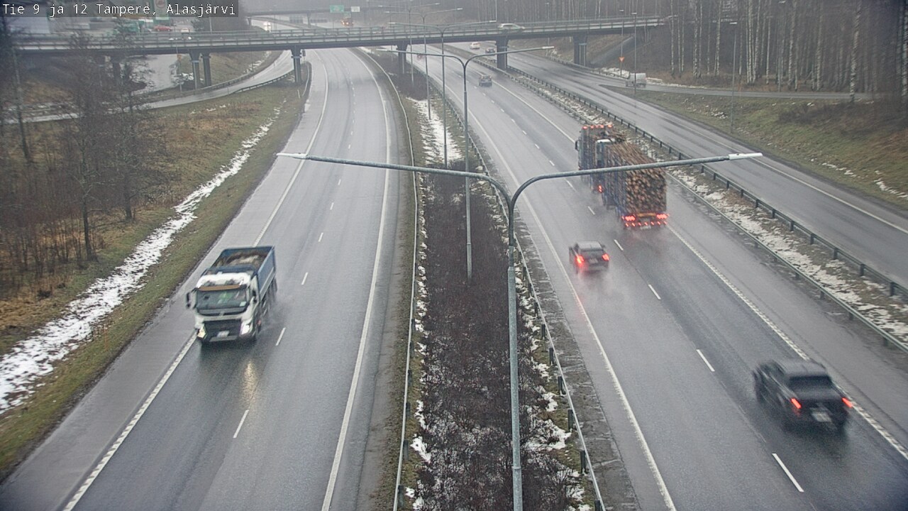Weather Camera Image Road 12 Tampere, Alasjärvi, Tampere, Pirkanmaa