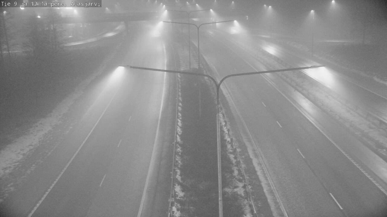 Weather Camera Image Väg 12 Tammerfors, Alasjärvi, Tampere, Pirkanmaa