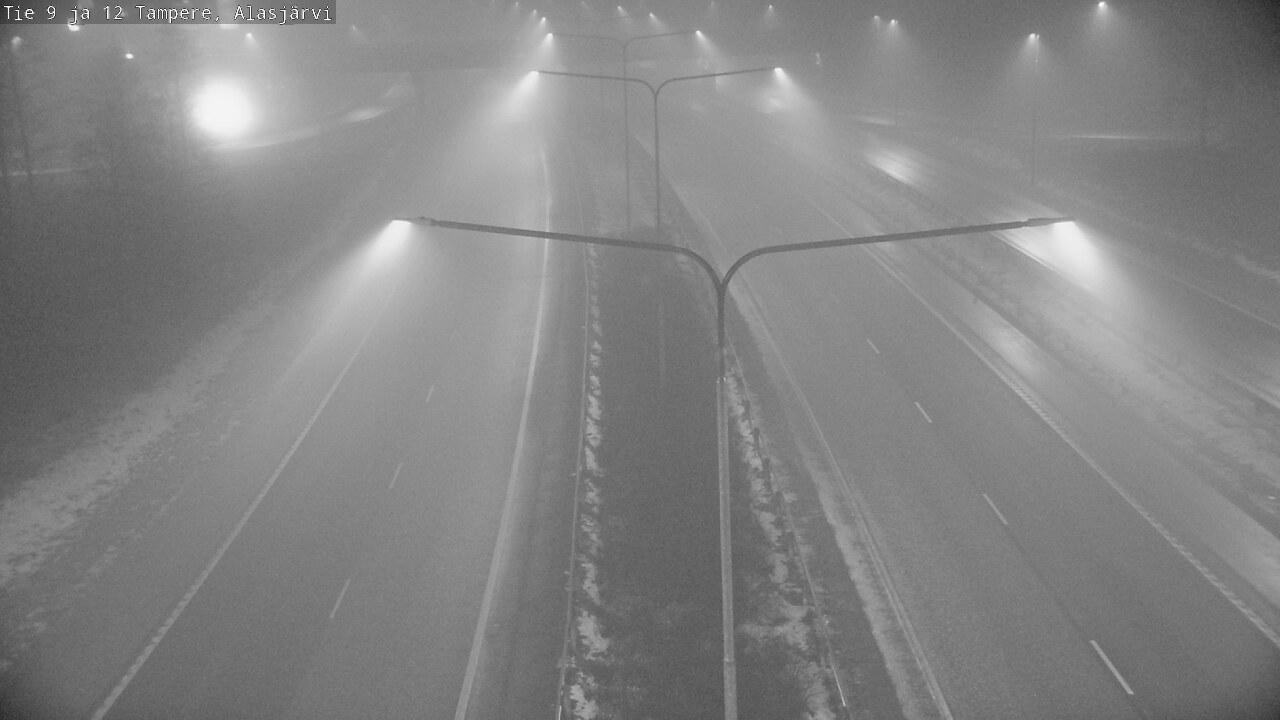 Weather Camera Image Väg 12 Tammerfors, Alasjärvi, Tampere, Pirkanmaa
