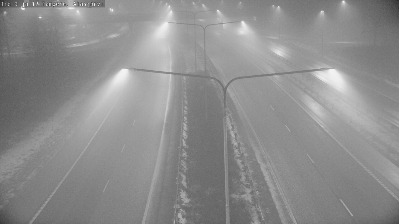 Weather Camera Image Väg 12 Tammerfors, Alasjärvi, Tampere, Pirkanmaa
