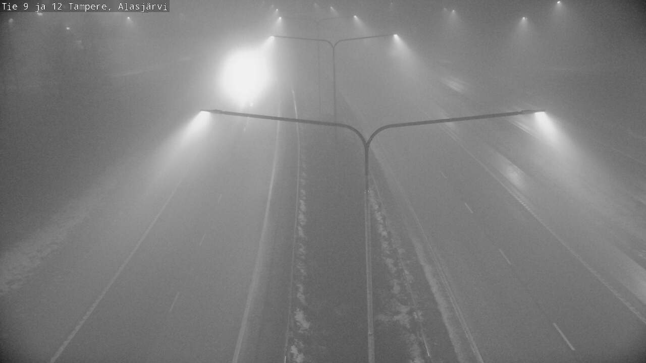 Weather Camera Image Väg 12 Tammerfors, Alasjärvi, Tampere, Pirkanmaa