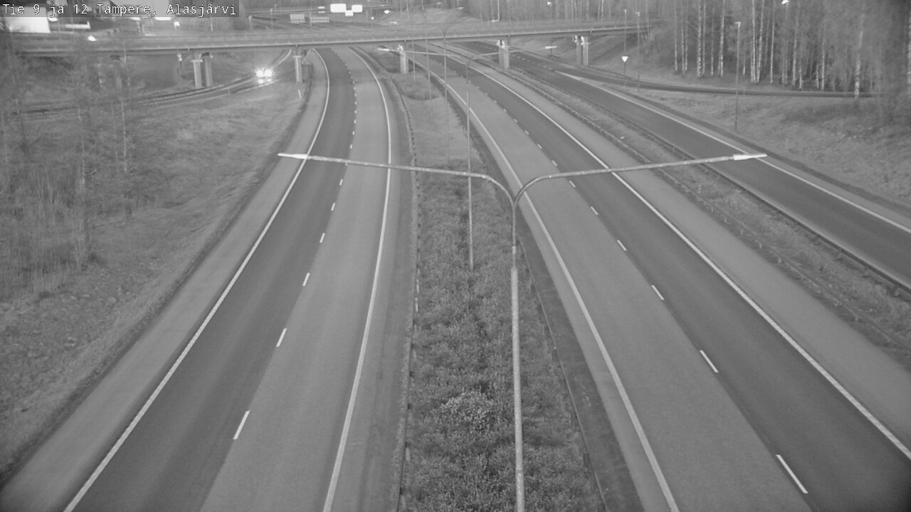Weather Camera Image Väg 12 Tammerfors, Alasjärvi, Tampere, Pirkanmaa