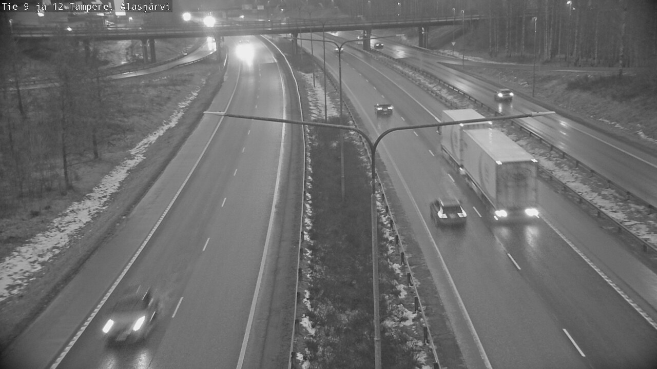 Weather Camera Image Road 12 Tampere, Alasjärvi, Tampere, Pirkanmaa