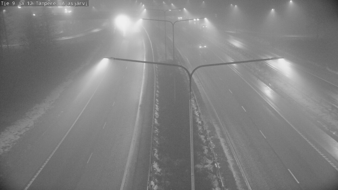 Weather Camera Image Väg 12 Tammerfors, Alasjärvi, Tampere, Pirkanmaa
