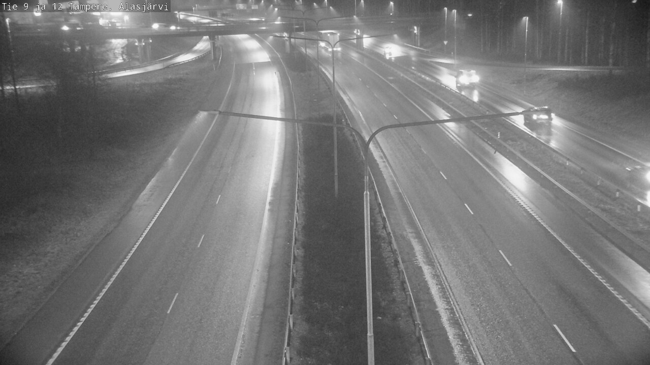 Weather Camera Image Road 12 Tampere, Alasjärvi, Tampere, Pirkanmaa