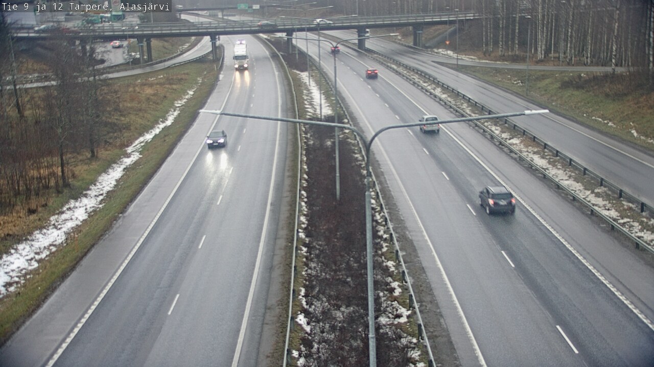 Weather Camera Image Road 12 Tampere, Alasjärvi, Tampere, Pirkanmaa