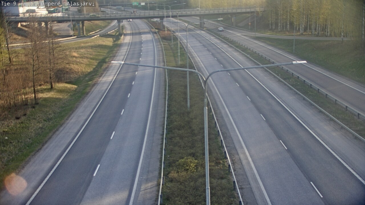 Weather Camera Image Väg 12 Tammerfors, Alasjärvi, Tampere, Pirkanmaa