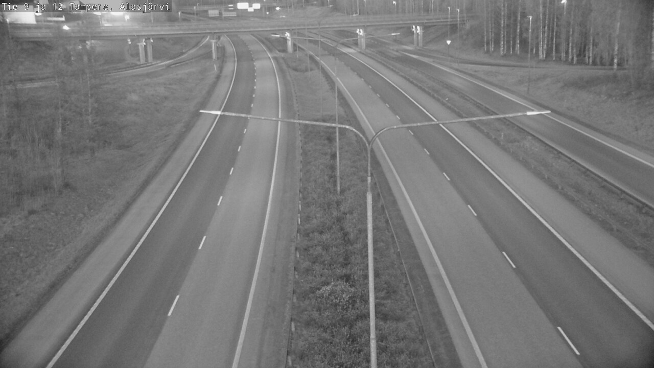 Weather Camera Image Väg 12 Tammerfors, Alasjärvi, Tampere, Pirkanmaa