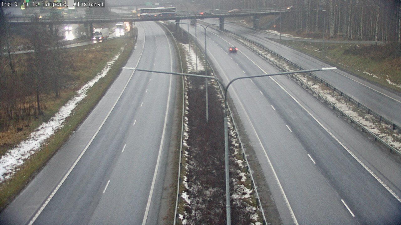 Weather Camera Image Road 12 Tampere, Alasjärvi, Tampere, Pirkanmaa