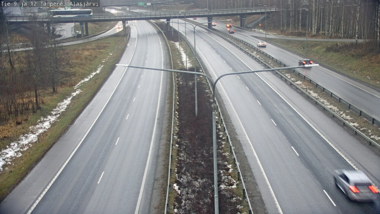 Weather Camera Image Road 12 Tampere, Alasjärvi, Tampere, Pirkanmaa