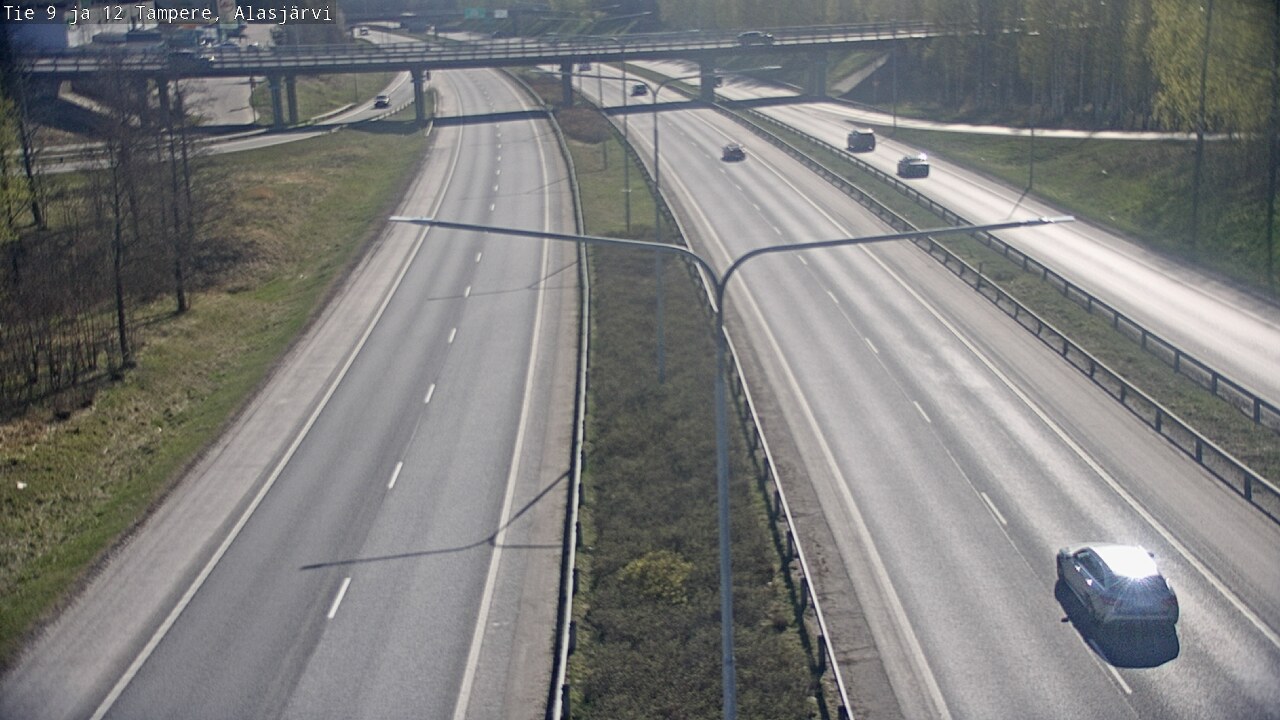 Weather Camera Image Väg 12 Tammerfors, Alasjärvi, Tampere, Pirkanmaa