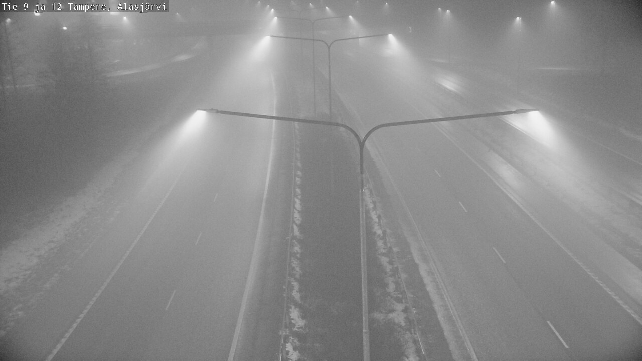 Weather Camera Image Väg 12 Tammerfors, Alasjärvi, Tampere, Pirkanmaa