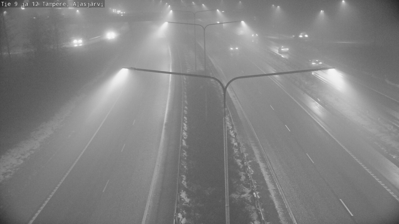 Weather Camera Image Väg 12 Tammerfors, Alasjärvi, Tampere, Pirkanmaa