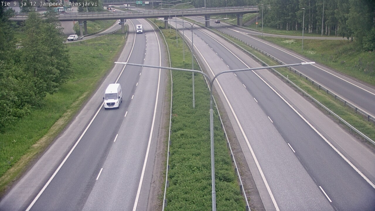 Weather Camera Image Väg 12 Tammerfors, Alasjärvi, Tampere, Pirkanmaa