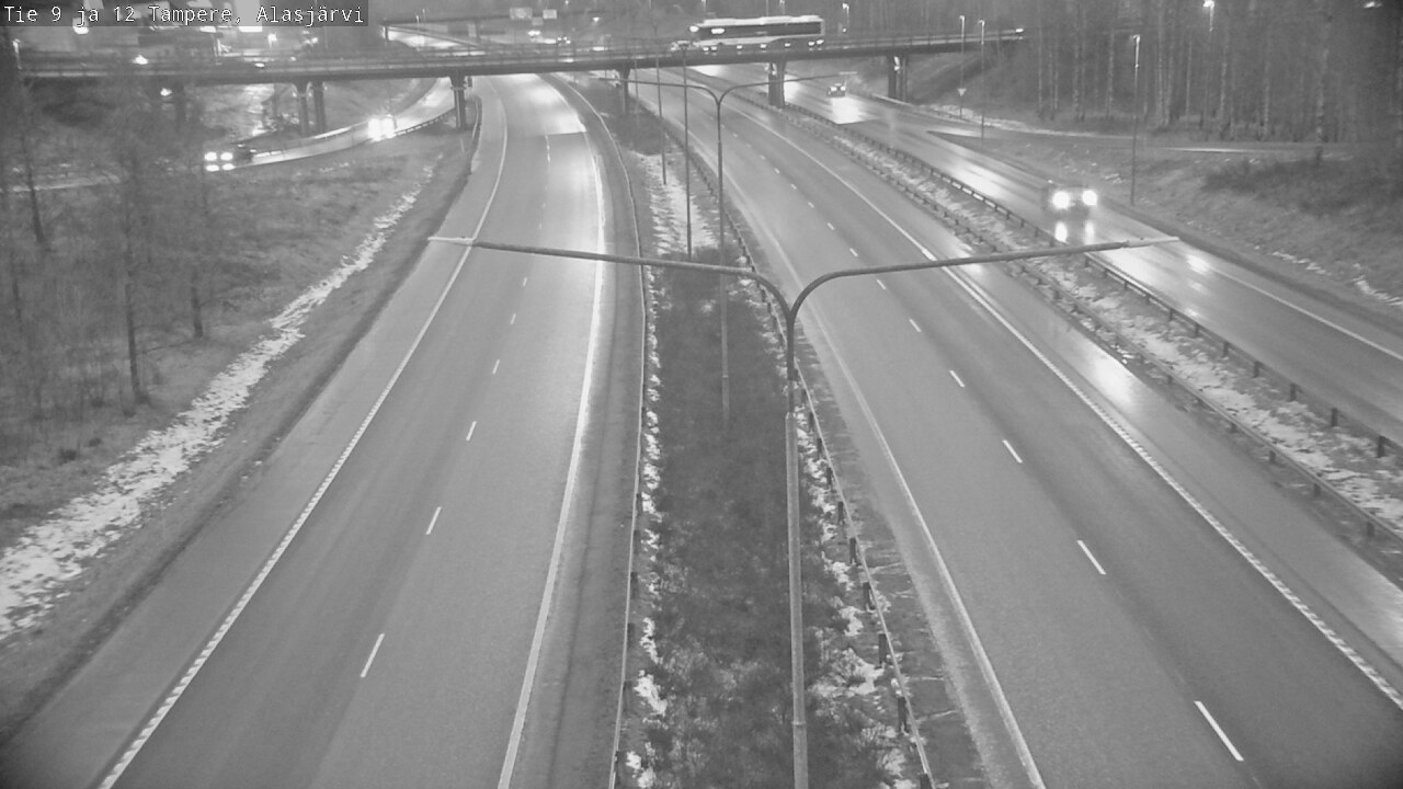 Weather Camera Image Road 12 Tampere, Alasjärvi, Tampere, Pirkanmaa