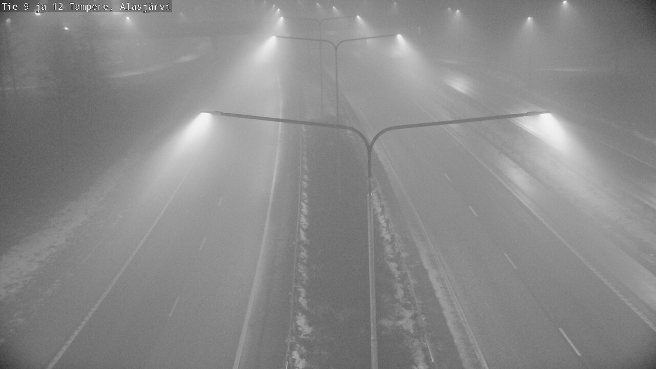 Weather Camera Image Väg 12 Tammerfors, Alasjärvi, Tampere, Pirkanmaa