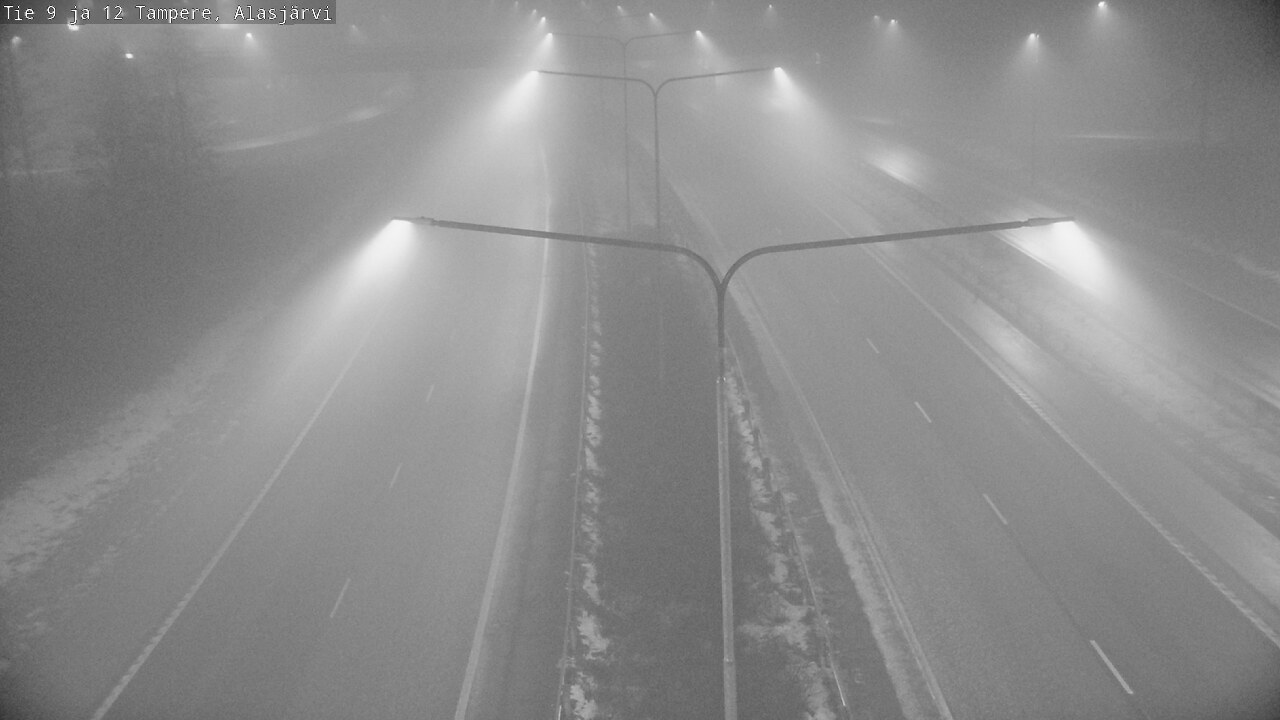Weather Camera Image Väg 12 Tammerfors, Alasjärvi, Tampere, Pirkanmaa