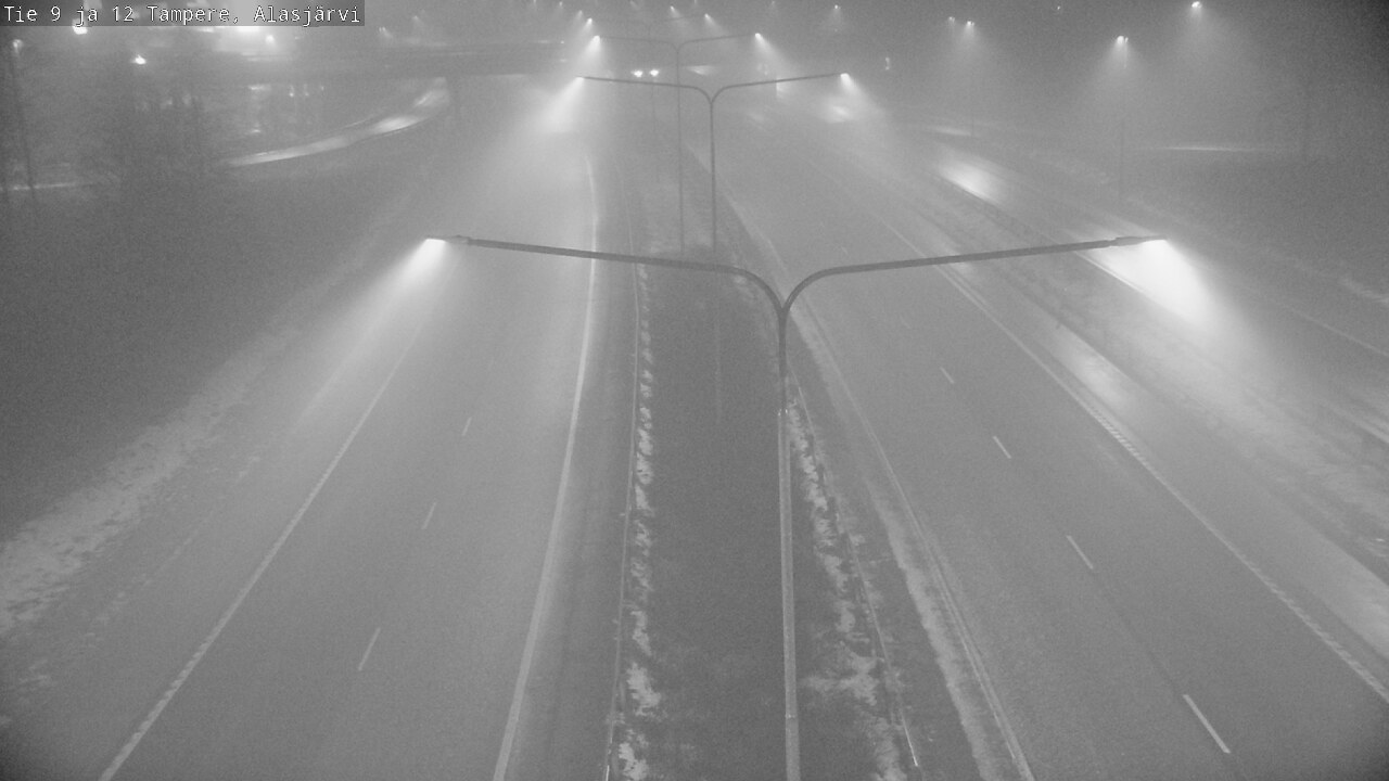Weather Camera Image Väg 12 Tammerfors, Alasjärvi, Tampere, Pirkanmaa