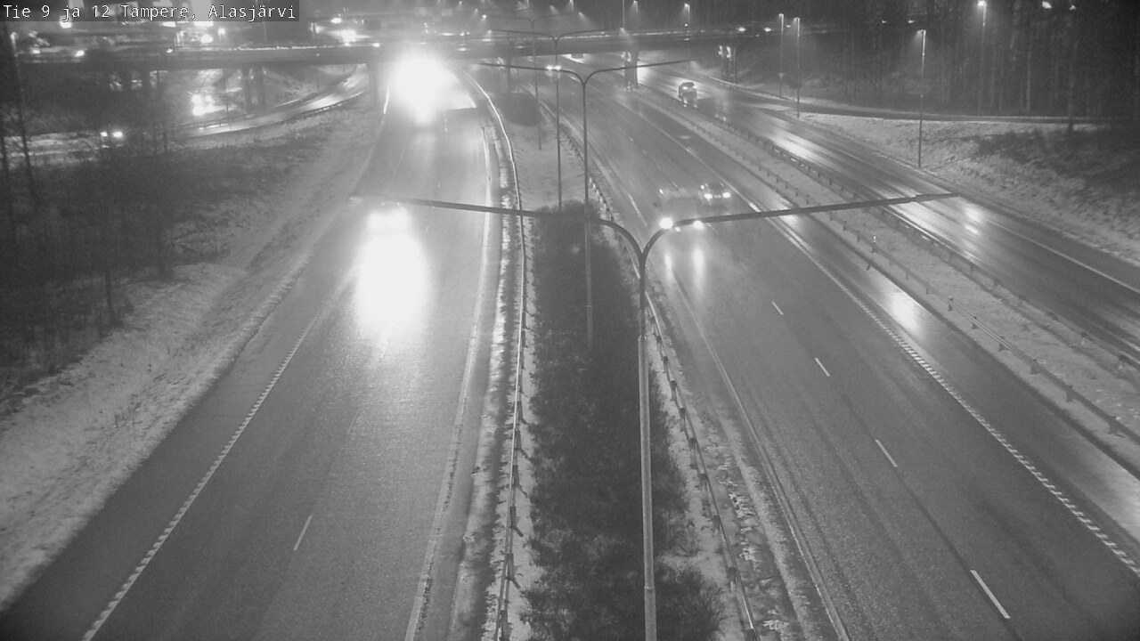 Weather Camera Image Väg 12 Tammerfors, Alasjärvi, Tampere, Pirkanmaa