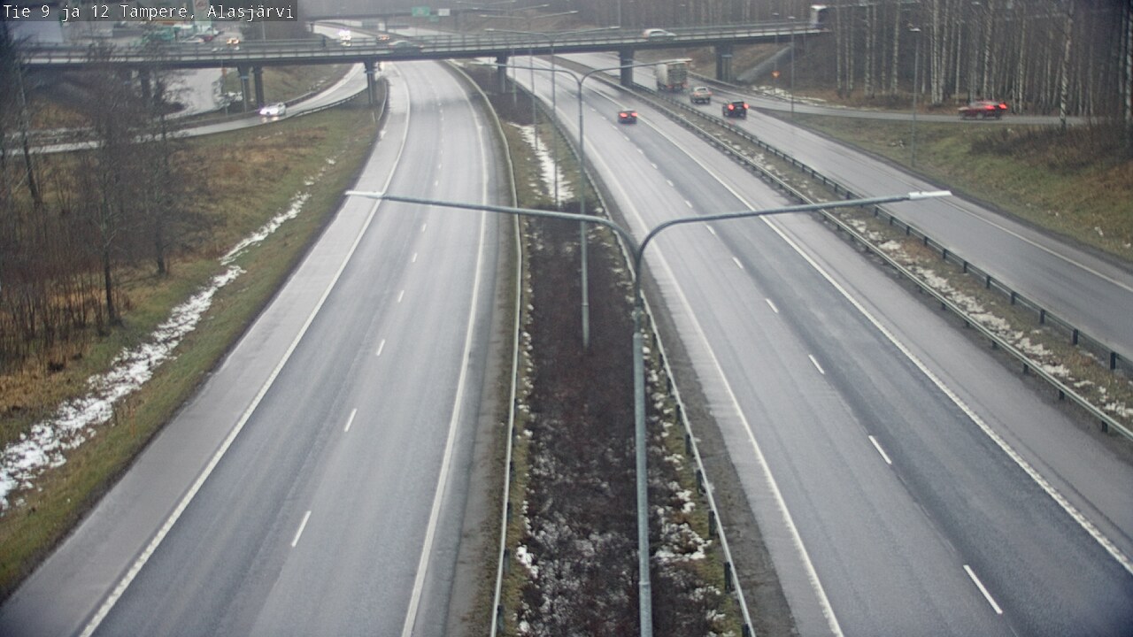 Weather Camera Image Road 12 Tampere, Alasjärvi, Tampere, Pirkanmaa
