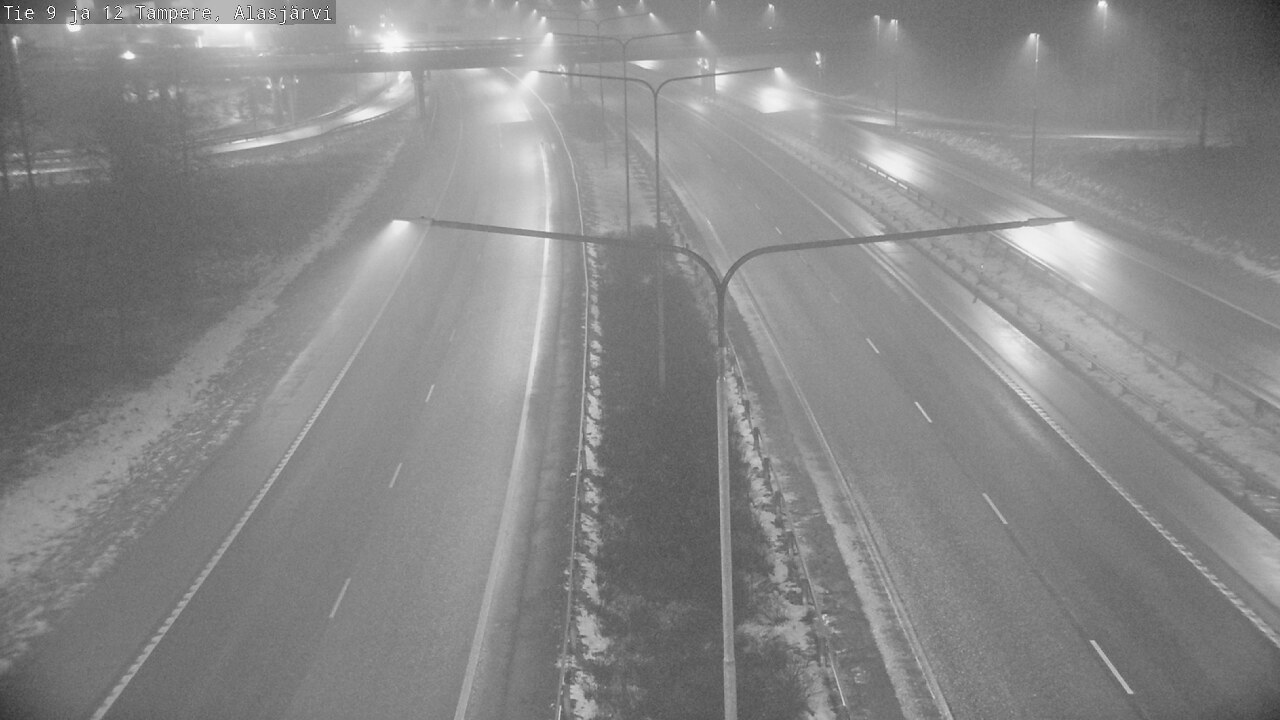 Weather Camera Image Väg 12 Tammerfors, Alasjärvi, Tampere, Pirkanmaa