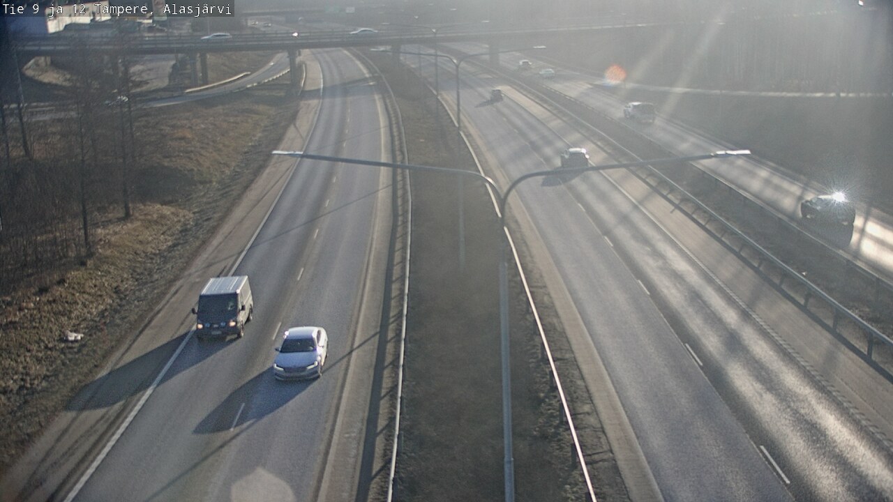 Weather Camera Image Road 12 Tampere, Alasjärvi, Tampere, Pirkanmaa