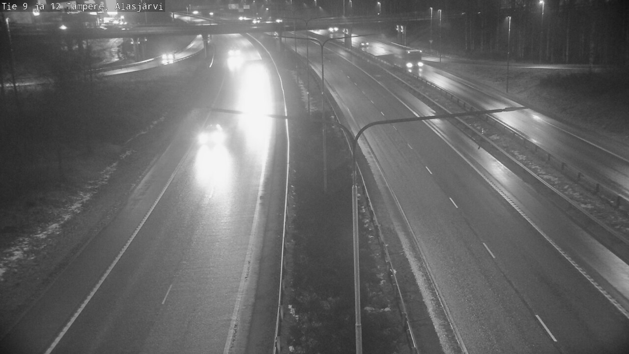 Weather Camera Image Road 12 Tampere, Alasjärvi, Tampere, Pirkanmaa