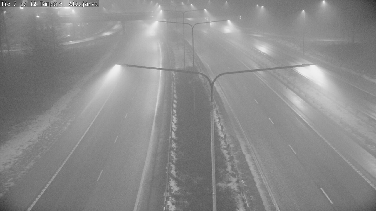 Weather Camera Image Väg 12 Tammerfors, Alasjärvi, Tampere, Pirkanmaa