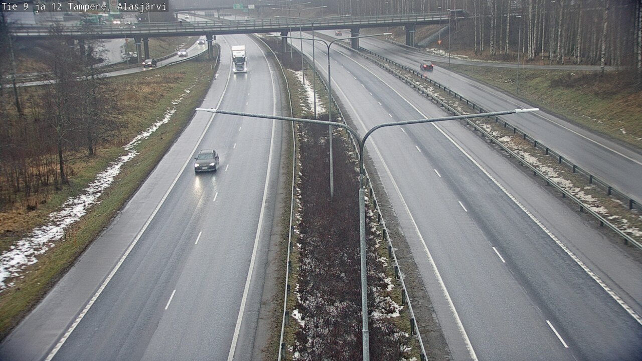 Weather Camera Image Road 12 Tampere, Alasjärvi, Tampere, Pirkanmaa