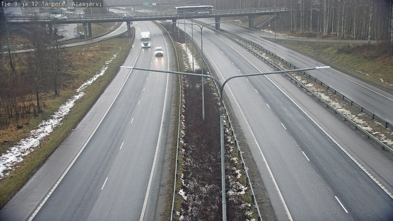 Weather Camera Image Road 12 Tampere, Alasjärvi, Tampere, Pirkanmaa