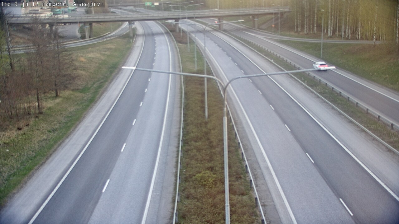 Weather Camera Image Väg 12 Tammerfors, Alasjärvi, Tampere, Pirkanmaa